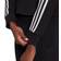 adidas Women's Essentials 3-Stripes Cropped Hoodie - Black/White