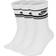 Nike Sportswear Dri-FIT Everyday Essential Crew Socks 3-pack - White/Black