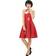 Smiffys 50's Rockabilly Pin Up Costume Red