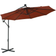vidaXL Cantilever Umbrella with LED
