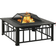vidaXL Fireplace for The Garden with Fire Fork XXL
