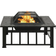 vidaXL Fireplace for The Garden with Fire Fork XXL