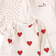 Petit Bateau Babies Heart Pattern Organic Cotton Bodysuit 3-pack - Variante 1 (A00BC00000)