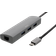 Deltaco USB C-RJ45/USB A Adapter