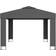 vidaXL Gazebo with Double Roof and String Lights 3x3 m
