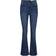 Noisy May Sallie High Waist Flared Jeans - Medium Blue Denim