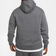 Nike Sportswear Club Fleece Men's Full-Zip Hoodie - Charcoal Heather/Anthracite/White