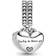 Pandora Daughter & Mother in Law Split Dangle Charm - Silver/White/Transparent