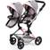 Bayer Twin Neo Doll Carriage with Butterfly