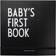 Design Letters Baby’s First Book - Black