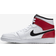 Nike Air Jordan 1 Mid M - White/Black/University Red