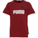 Puma Essentials+ Two-Tone Logo Youth Tee - Intense Red (586985-22)