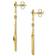 Thomas Sabo Royalty Star and Moon Earrings - Gold/Multicolours