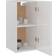 vidaXL - Wall Cabinet 11.6x23.6"
