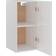 vidaXL - Wall Cabinet 11.6x23.6"