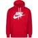 Nike Club Fleece Graphic Pullover Hoodie - University Red/White/White