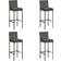 vidaXL 3064797 Outdoor Bar Set, 1 Table incl. 4 Chairs
