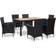 vidaXL 46024 Patio Dining Set, 1 Table incl. 6 Chairs