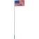 vidaXL US Flag and Pole 19.7ft