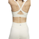 adidas Medium-Support High-Neck Yoga Sports Bra - Wonder White