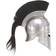 vidaXL Greek Warrior Helmet Antique Replica Larp Silver Steel
