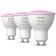 Philips Hue White and Color LED Lamps 4.3W GU10 3-Pack