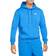 Nike Sportswear Club Fleece Pullover Hoodie - Signal Blue/White