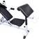 vidaXL Weight Bench With Weight Rack Barbell And Dumbbell Set 90 kg