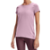Under Armour HeatGear Armour Short Sleeve T-shirt Women - Mauve Pink/Metallic Silver