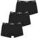 Emporio Armani Cotton Stretch Trunks 3-pack - Black