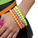 Smiffys Neon Beaded Bracelets