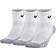 Nike Everyday Max Cushioned Training Ankle Socks 3-pack - White/Wolf Grey/Black