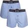 HUGO BOSS Cotton Poplin Pyjama Shorts 2-pack - Light Blue