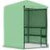vidaXL Greenhouse with Shelves 227x223cm Rustfritt stål