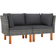 vidaXL 315767 Corner 2-pack Modular Sofa