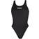 Arena Women's Solid Swim Tech High Swimsuit - Black/White