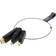 Deltaco Ring USB C/DisplayPort/Mini DisplayPort-3HDMI M-F Adapter