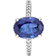 Pandora Sparkling Statement Halo Ring - Silver/Blue/Transparent