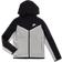 Nike Boy's Sportswear Tech Fleece Full Zip Hoodie - Black/Dark Grey Heather/White (CU9223-013)