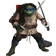NECA Universal Monsters x Teenage Mutant Ninja Turtles Ultimate Leonardo as The Hunchback 7-Inch Scale Action Figure