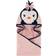 Hudson Animal Face Hooded Towel Miss Penguin