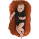 Snuggle Me Organic Infant Lounger Cover Gingerbread