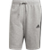 adidas Essentials Fleece 3-Stripes Shorts - Medium Grey Heather/Black