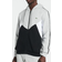 Lacoste Hooded Colorblock Lettered Fleece Zip Sweatshirt - Grey Chine/Black/White
