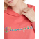 Champion Script Logo Brush Stroke Middleweight T-shirt Hoodie - Pinky Peach