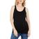 Motherhood Small Side Ruched Maternity Tank Top Black