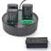 Verbatim Xbox Controller Rechargeable Battery Charging Stand - Black