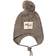 Little Jalo Knitted Beanie - Wood Brown