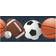 RoomMates RoomMates Sports Balls Peel and Stick Wallpaper (RMK11503BD)