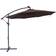 Sunnydaze Solar LED Offset Patio Umbrella 135"